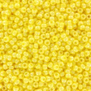 Miyuki seed beads 11/0 - Opaque dark yellow luster 11-422D